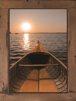 Antique Canoe I Framed Print