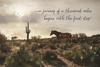 A Journey of a Thousand Miles Fine Art Print