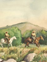 Cowboy Friends I Fine Art Print