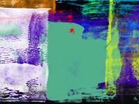 Abstract Turquoise and Blue Fine Art Print