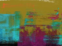 Abstract Brown and Green Fine Art Print