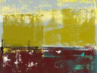 Abstract Yellow and Brown Fine Art Print