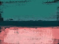 Abstract Green and Red Fine Art Print