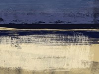 Abstract Dark Purple and Yellow Fine Art Print