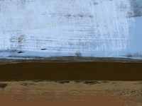 Abstract Blue and Brown Fine Art Print