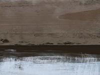 Abstract Brown and Blue Fine Art Print