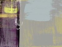 Abstract Purple and Yellow Fine Art Print