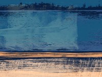 Abstract Blue and Orange Fine Art Print