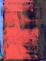 Red and Blue Abstract Composition I Fine Art Print