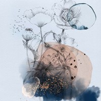 Abstract  Flower Sunset Composition Fine Art Print