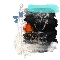 Abstract  Flower Girl Composition Fine Art Print