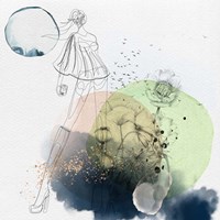 Abstract  Flower Girl Composition III Fine Art Print