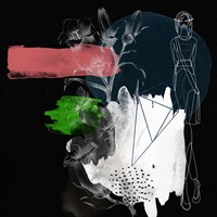 Night Flower Girl Fine Art Print