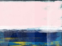 Abstract Blue and Pink I Fine Art Print