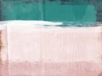 Abstract Green and Pink Fine Art Print