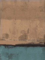 Abstract Brown and Blue Fine Art Print
