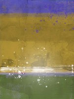 Abstract Brown and Green Fine Art Print