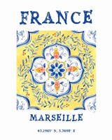 Mediterranean Breezes XIX Framed Print