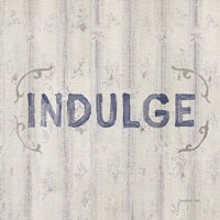 Victorian Bath Words IV Sq Framed Print