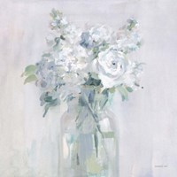 Shades of White Bouquet Fine Art Print