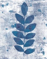 Leaves of Blue I Framed Print