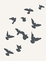 Simply Influenced Birds Abstract 2 Fine Art Print