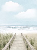 Wooden Path To The Beach Fine Art Print