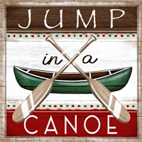 Jump in a Canoe Fine Art Print