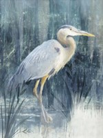 Glacier Heron III Fine Art Print