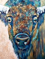 Blue Bison Fine Art Print