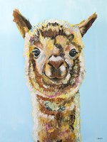 Brown Alpaca Fine Art Print