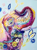 Daisy Elephant Fine Art Print