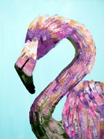 Purple Flamingo Fine Art Print