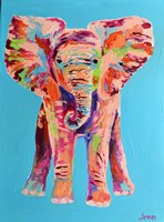 Baby Pink Elephant Fine Art Print