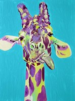 Dopey Giraffe Fine Art Print