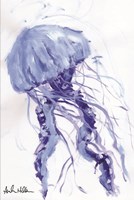 Blue Jellyfish Fine Art Print