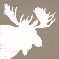 Moose Silhouette Fine Art Print