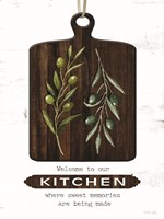 Welcome to Our Kitchen Framed Print