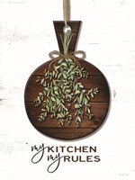 My Kitchen, My Rules Framed Print