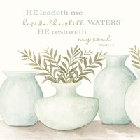 He Leadeth Me Fine Art Print