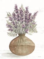 Lavender Vase Framed Print