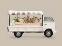 Vintage Flower Truck Fine Art Print