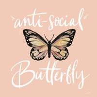 Anti-Social Butterfly Fine Art Print