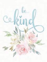 Be Kind Floral Fine Art Print