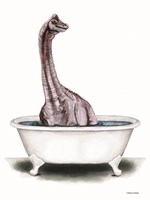 Dino Bath II Framed Print