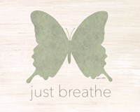 Just Breathe Butterfly Fine Art Print