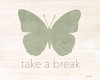 Take a Break Butterfly Fine Art Print