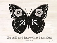 Be Still Butterfly Fine Art Print