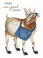 Here We Goat Again Fine Art Print