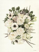 White Bouquet Fine Art Print